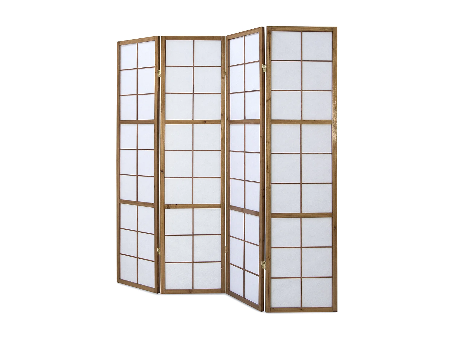 Biombo 176x2.2x175 cm marrón Shoji