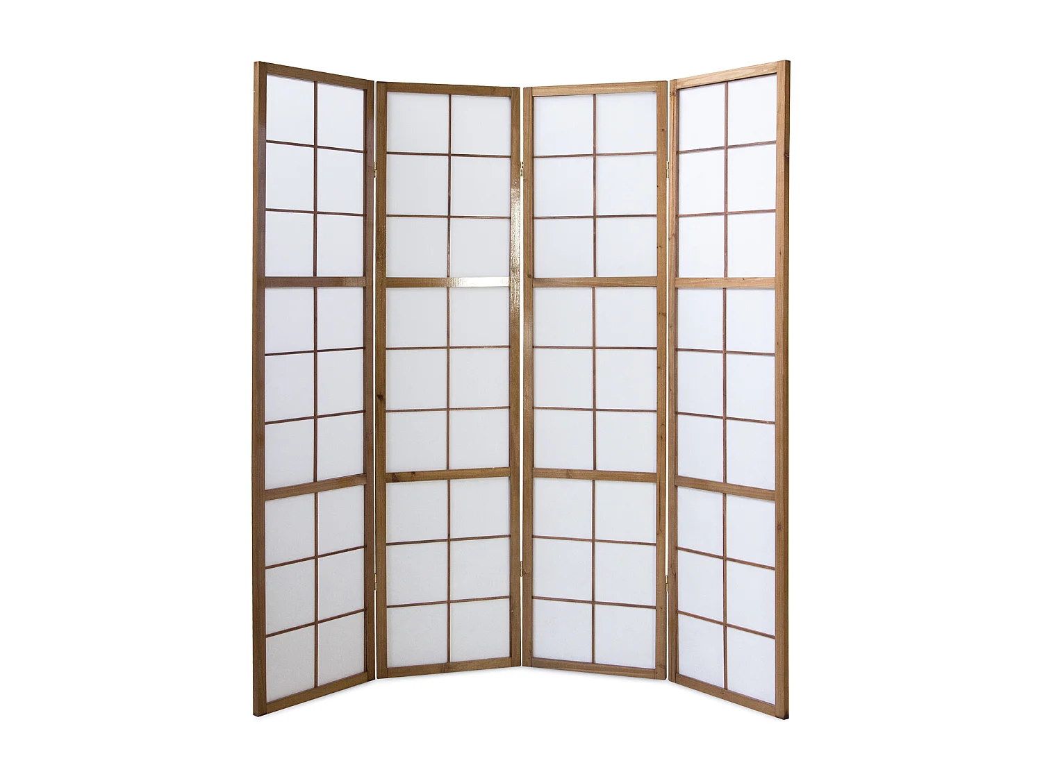 Biombo 176x2.2x175 cm marrón Shoji