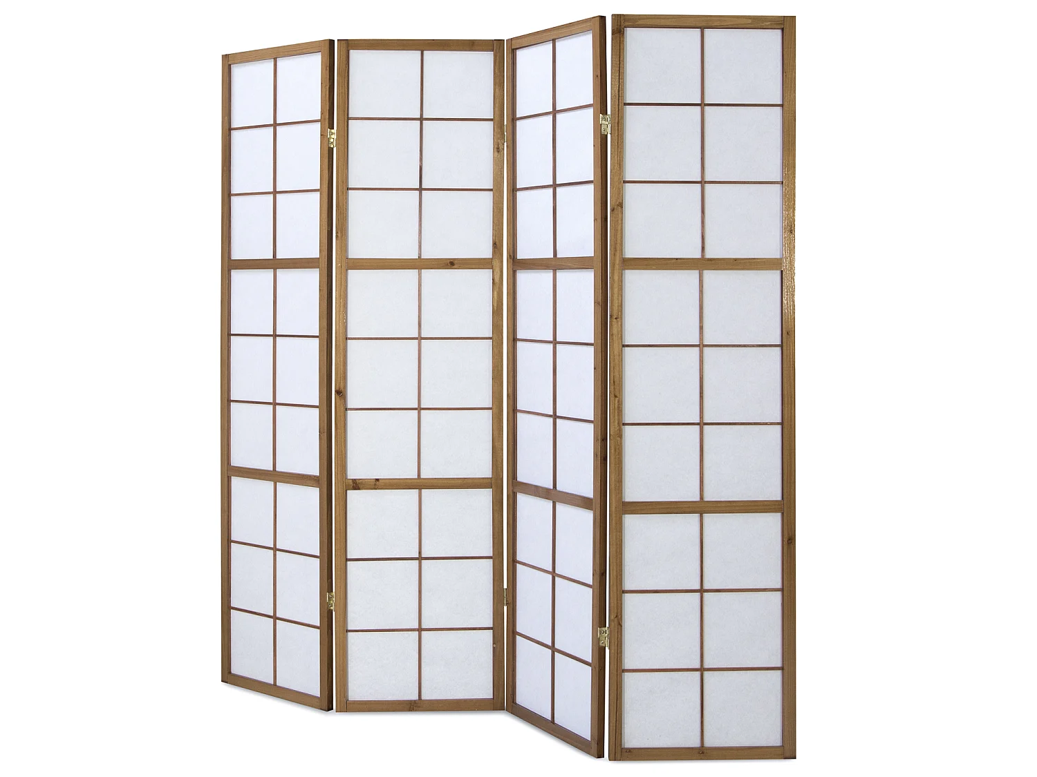 Raumteiler 176x2,2x175 cm braun Shoji