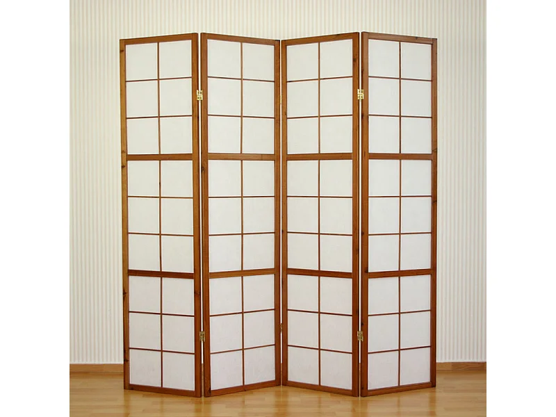 Kamerscheider 176x2,2x175 cm bruin Shoji