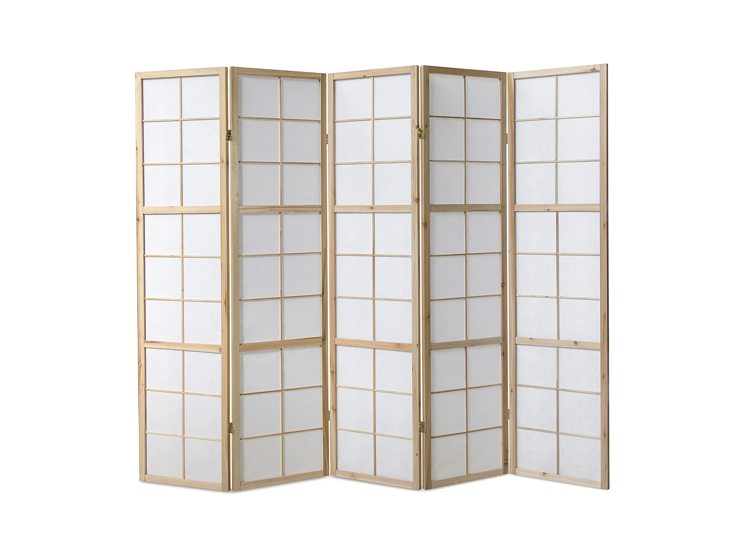 Paravent 220x2,2x175 cm shoji naturel