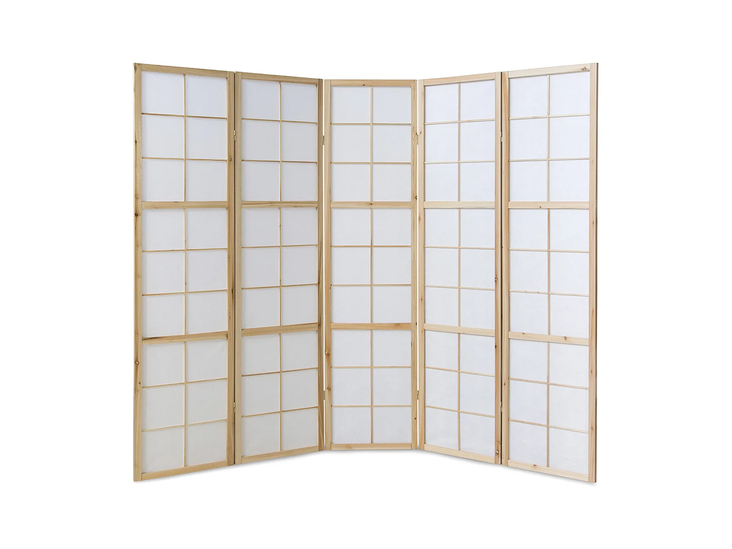Paravent 220x2,2x175 cm shoji naturel
