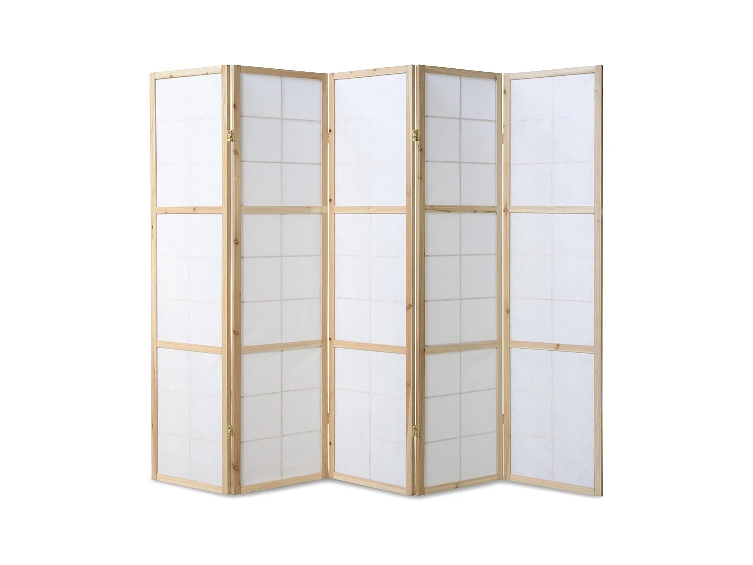 Paravent 220x2,2x175 cm shoji naturel
