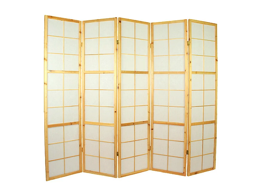 Kamerscheider 220x2,2x175 cm natuurlijk shoji
