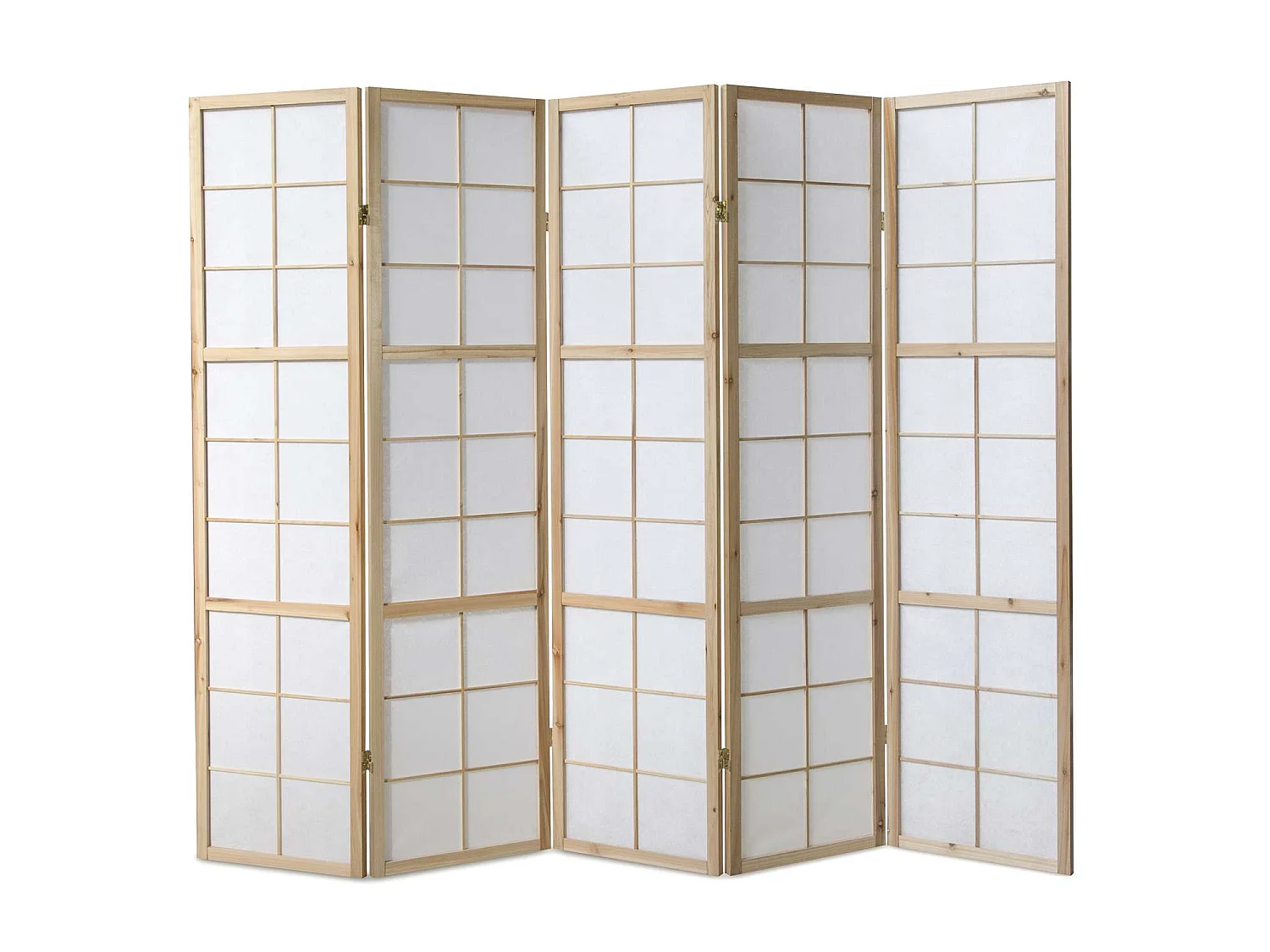 Raumteiler 220x2,2x175 cm Natur Shoji