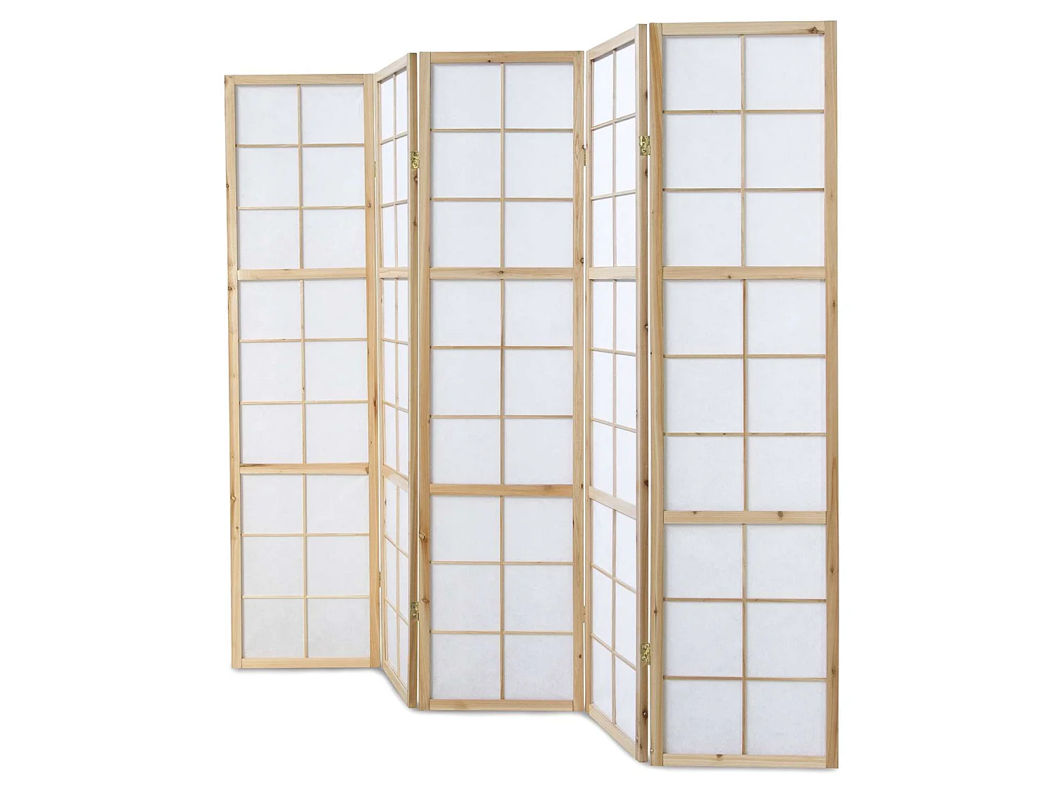 Raumteiler 220x2,2x175 cm Natur Shoji