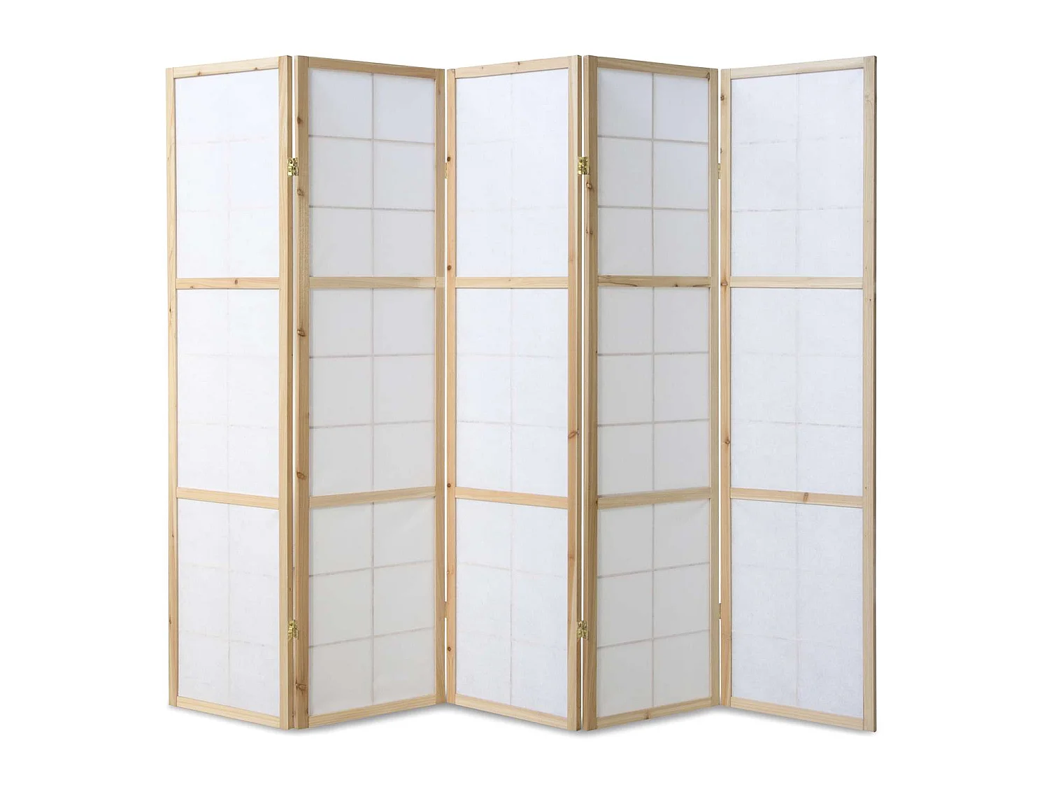 Raumteiler 220x2,2x175 cm Natur Shoji