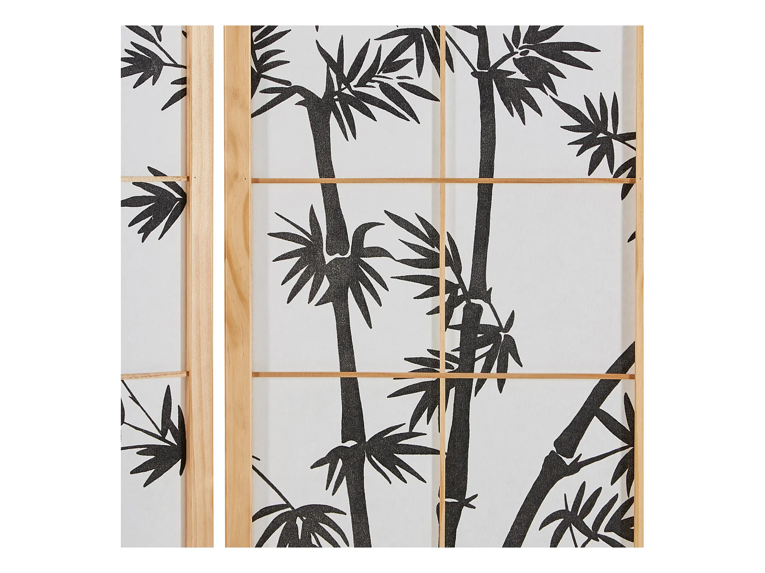 Cloison de séparation 220x179x2 cm naturel Shoji