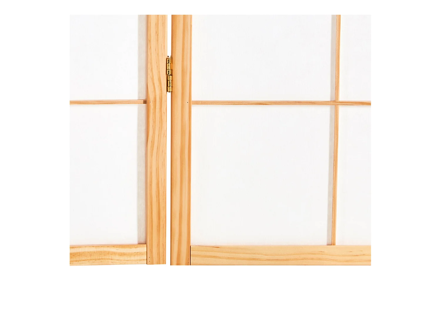 Cloison de séparation 220x179x2 cm naturel Shoji