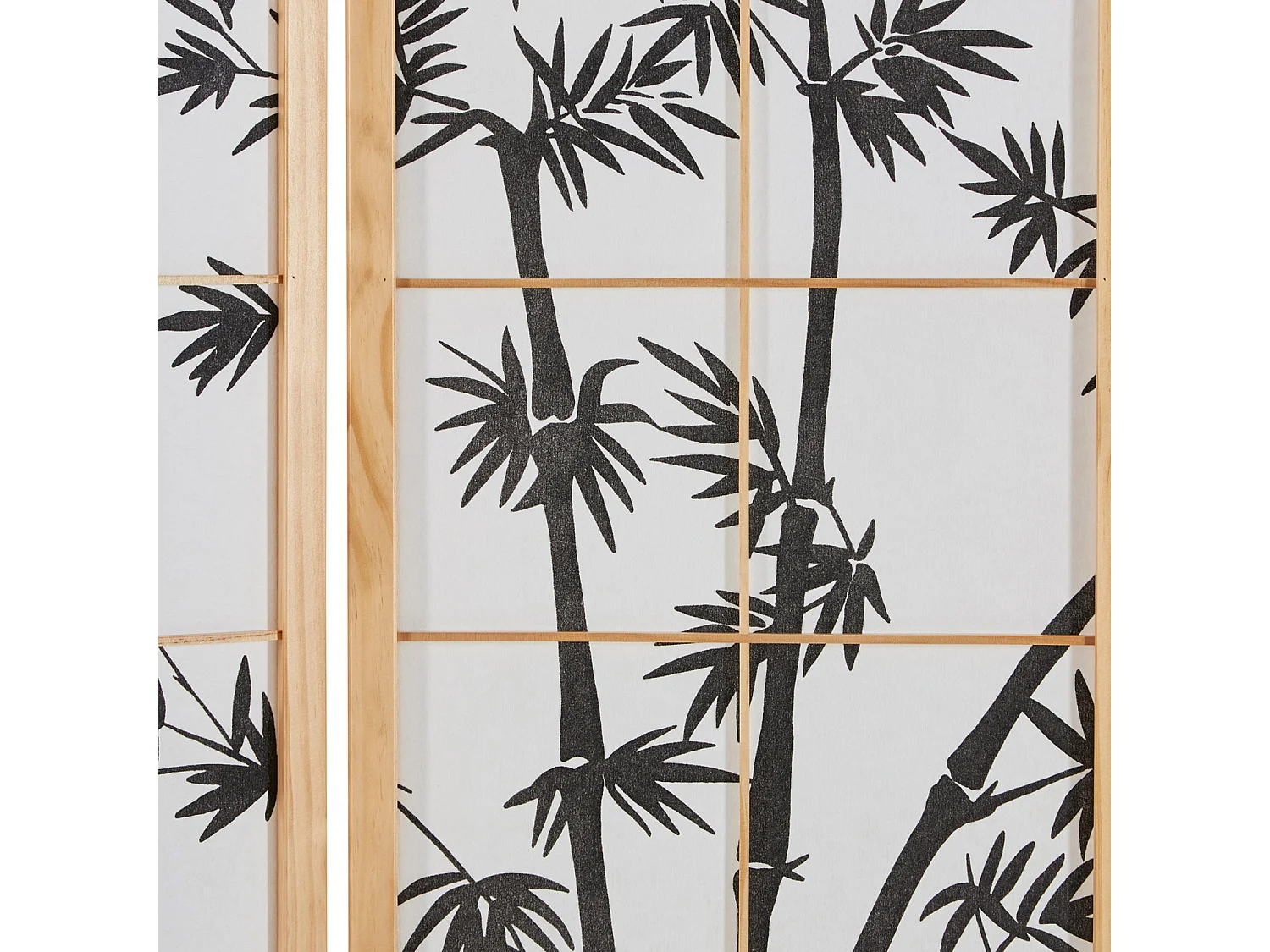 Biombo 220x179x2 cm natural Shoji
