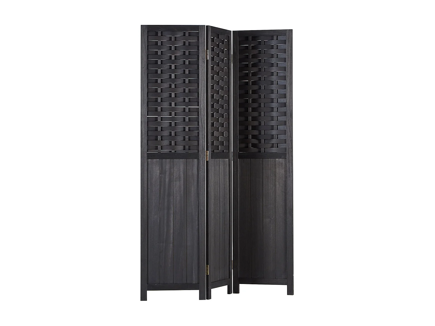 Separador de ambiente 120x2.2x170 cm negro