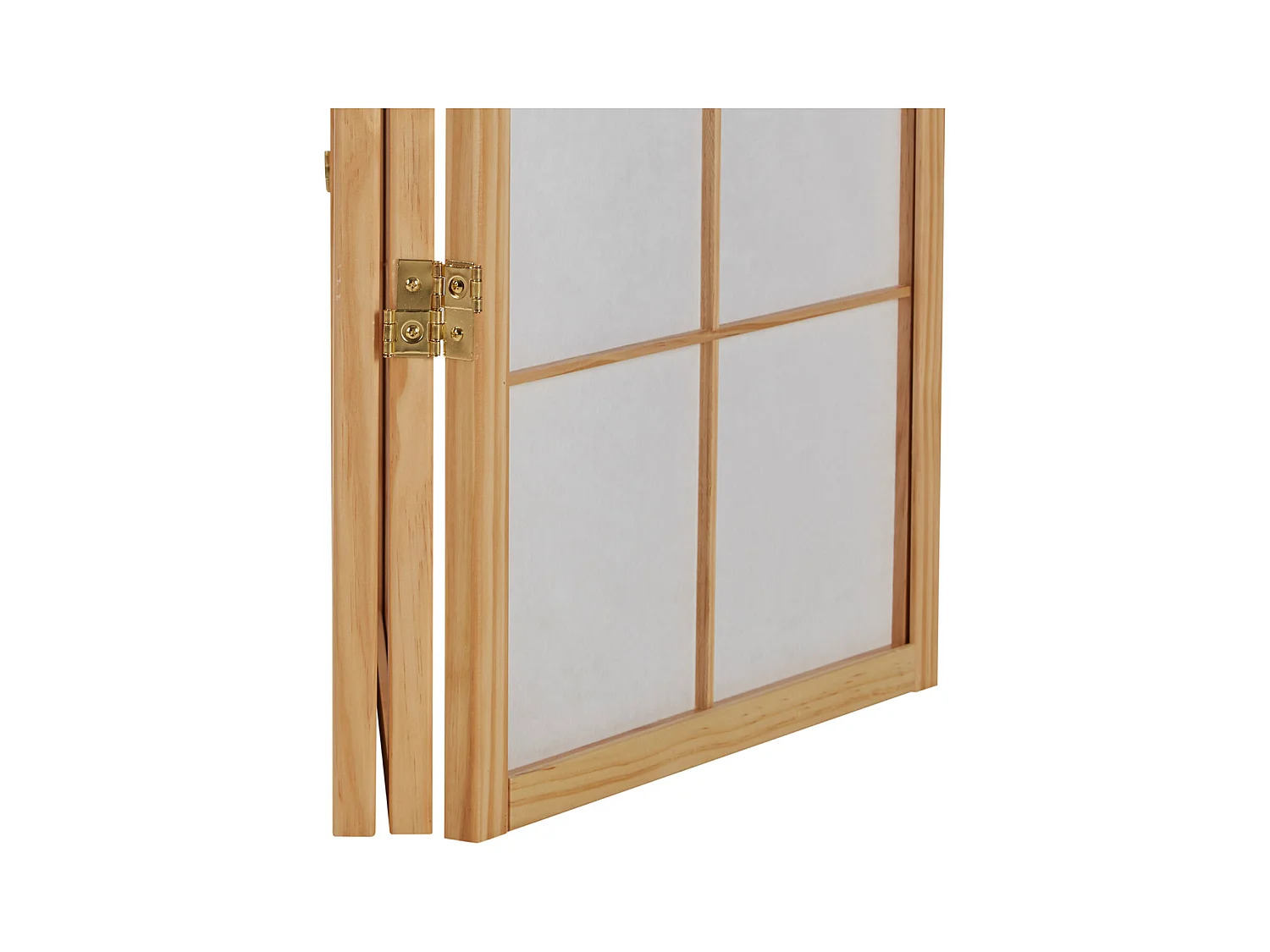 Séparateur de pièce 176x2x179 cm naturel Shoji