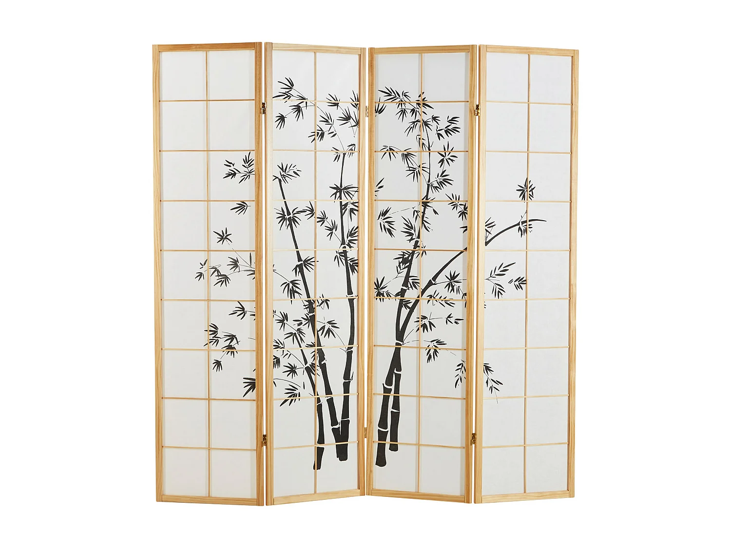 Parawan 176x2x179 cm naturalny Shoji