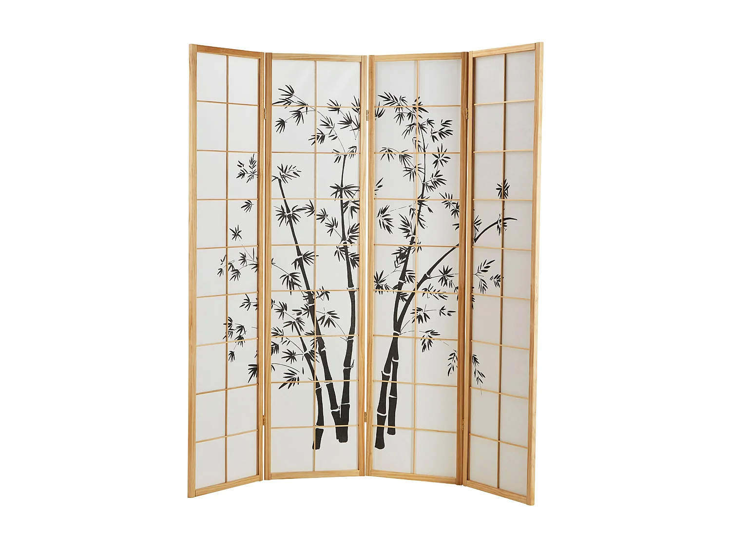 Parawan 176x2x179 cm naturalny Shoji