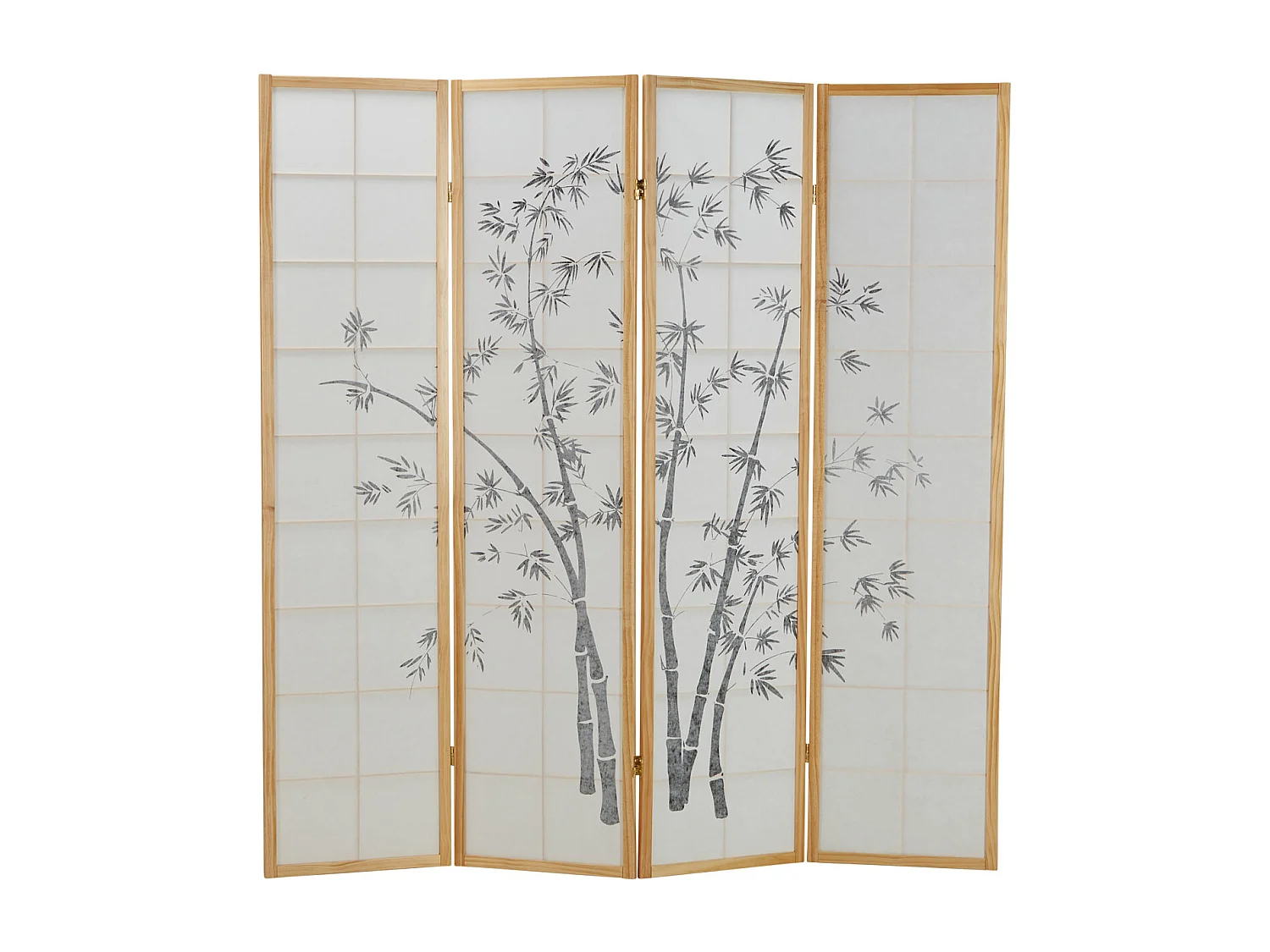 Parawan 176x2x179 cm naturalny Shoji