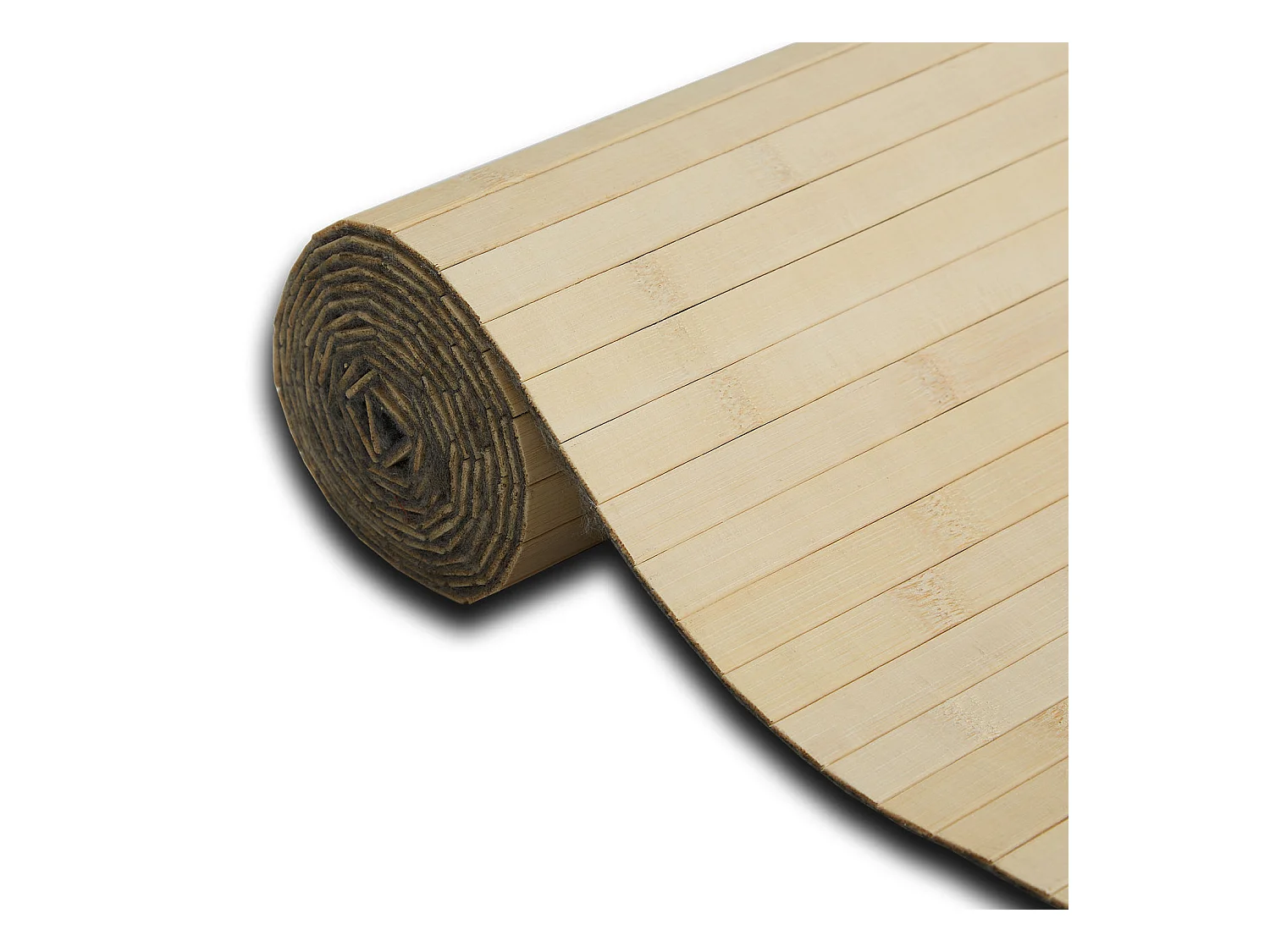 Paravent 200x250x0,3 cm naturel clair