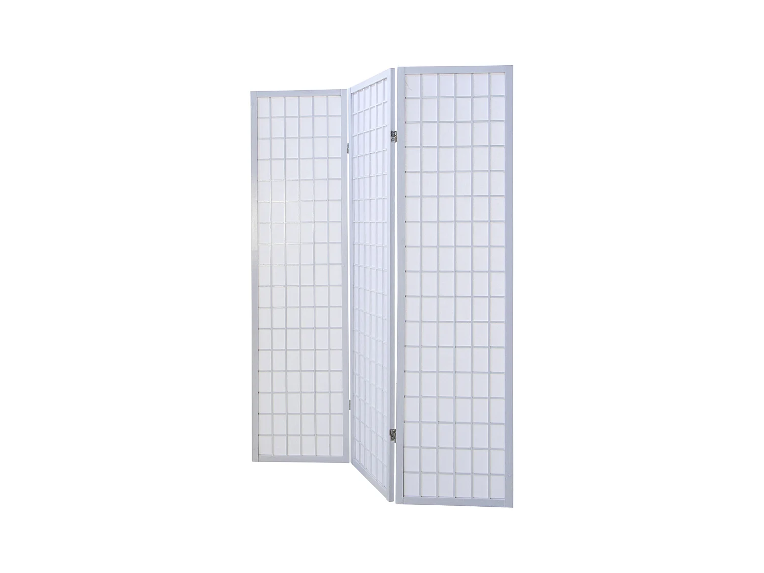 Paravent 175x132x2,2 cm blanc Shoji