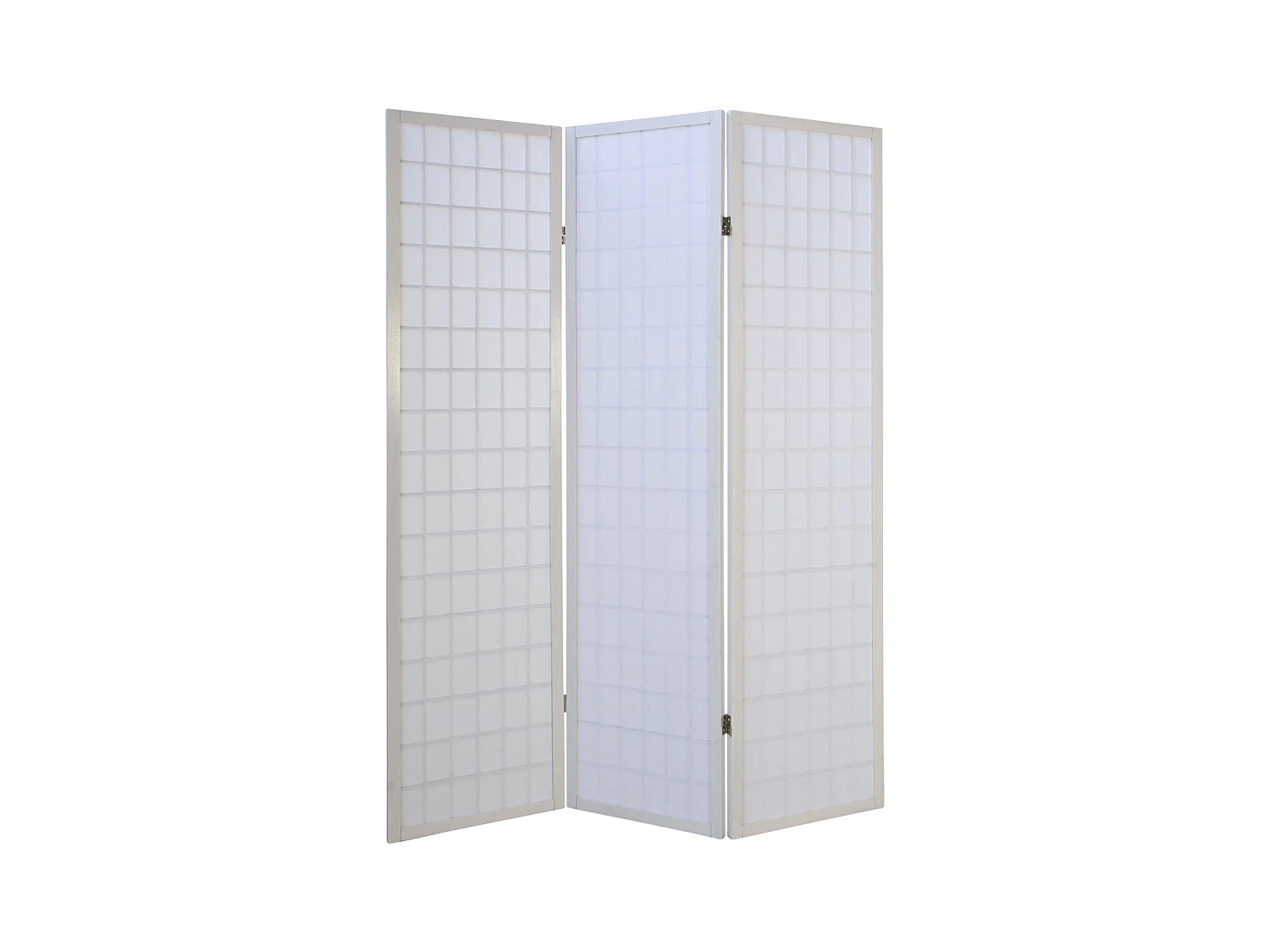 Paravent 175x132x2,2 cm blanc Shoji