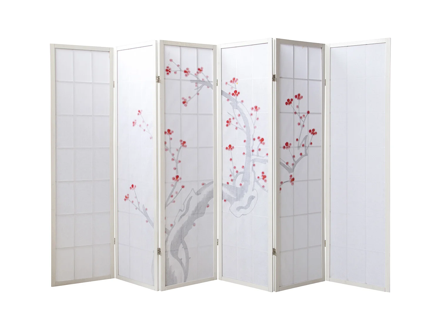 Paravent 179 cm blanc