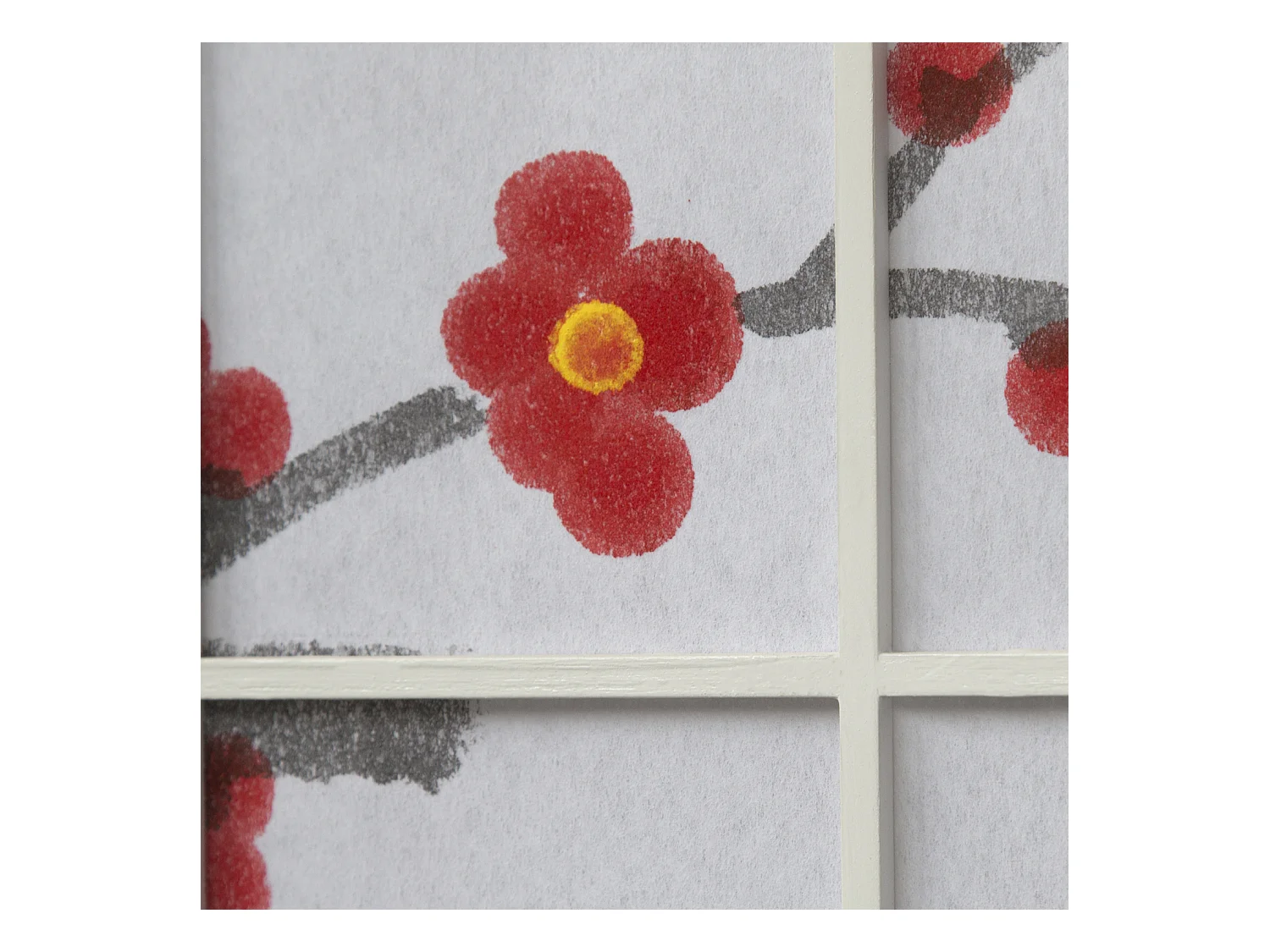 Paravent 179 cm blanc