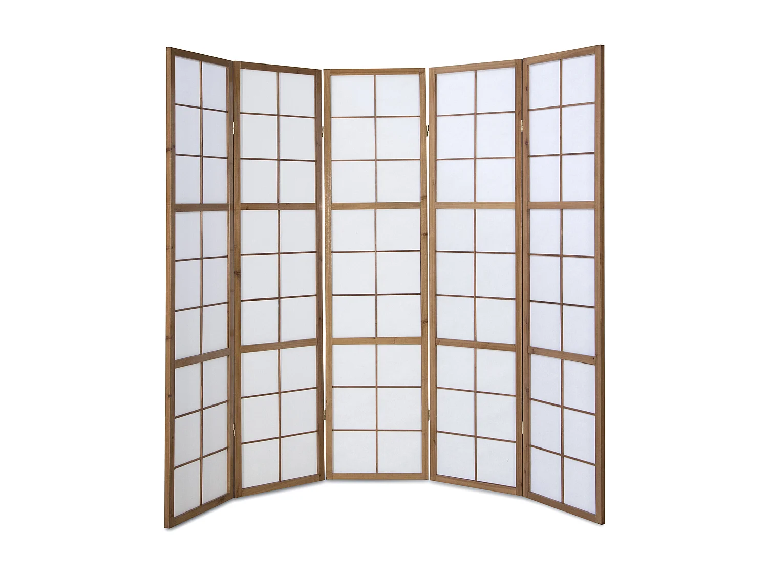 Kamerscherm 220x175x2,2 cm bruin Shoji