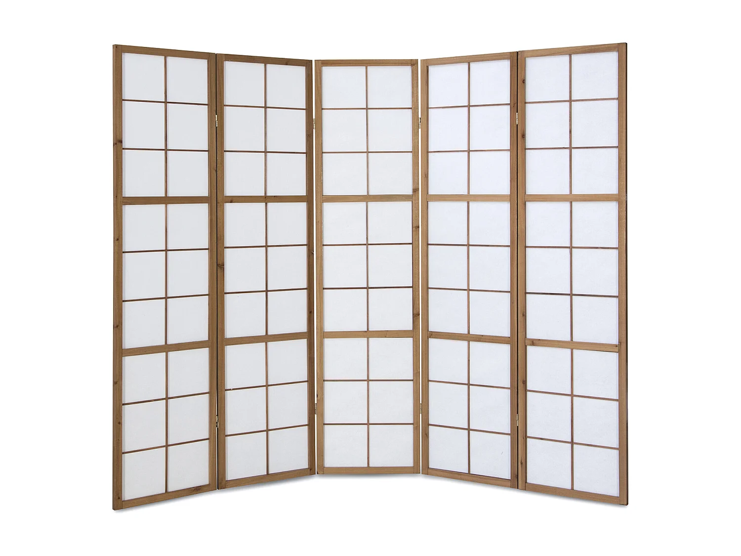 Kamerscherm 220x175x2,2 cm bruin Shoji