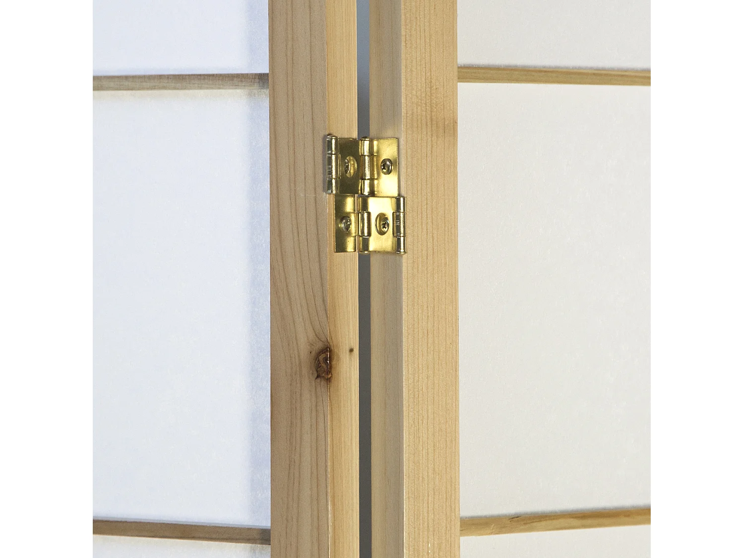 Room divider 176x2.2x175 cm natural shoji