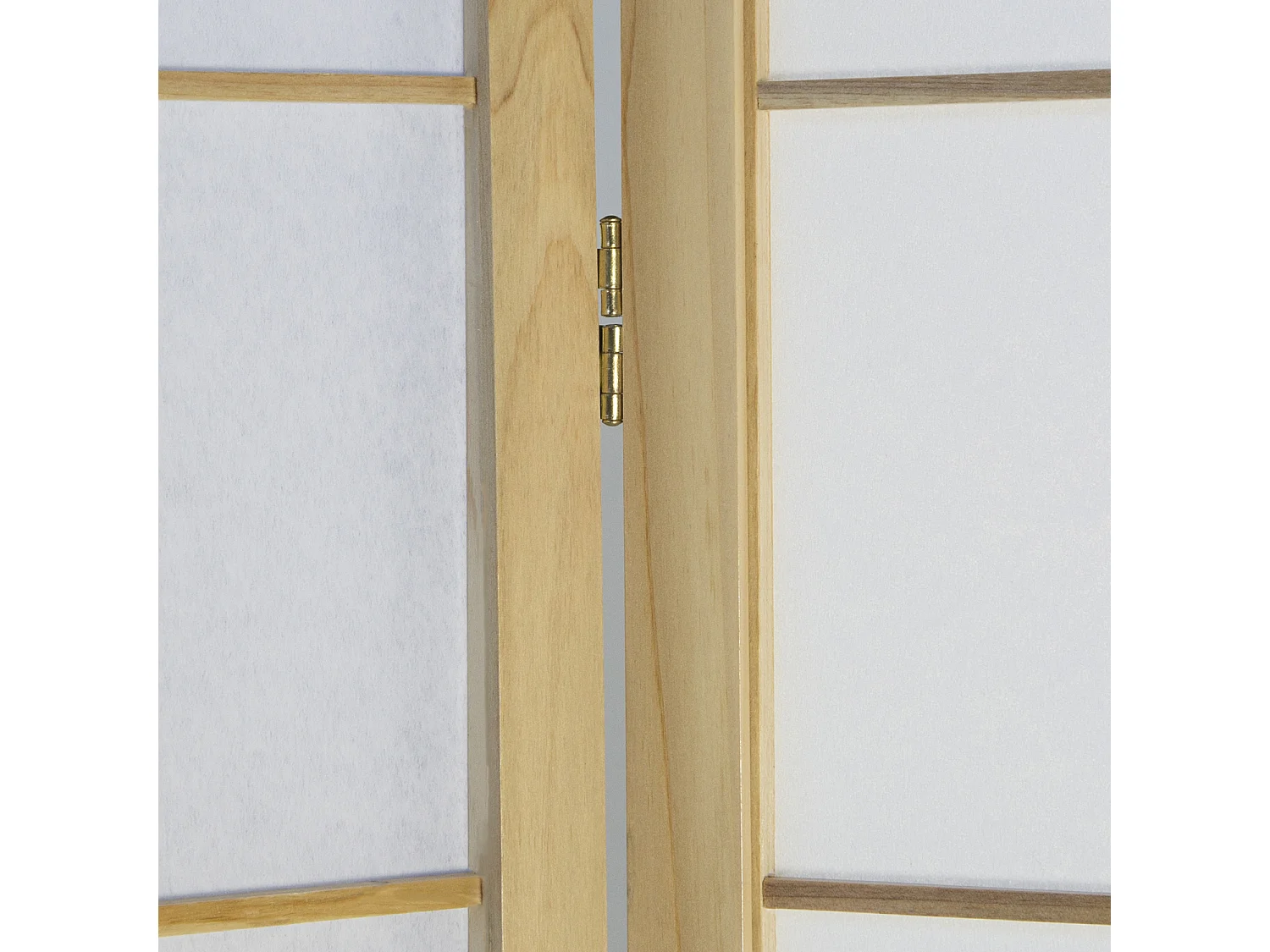 Room divider 176x2.2x175 cm natural shoji