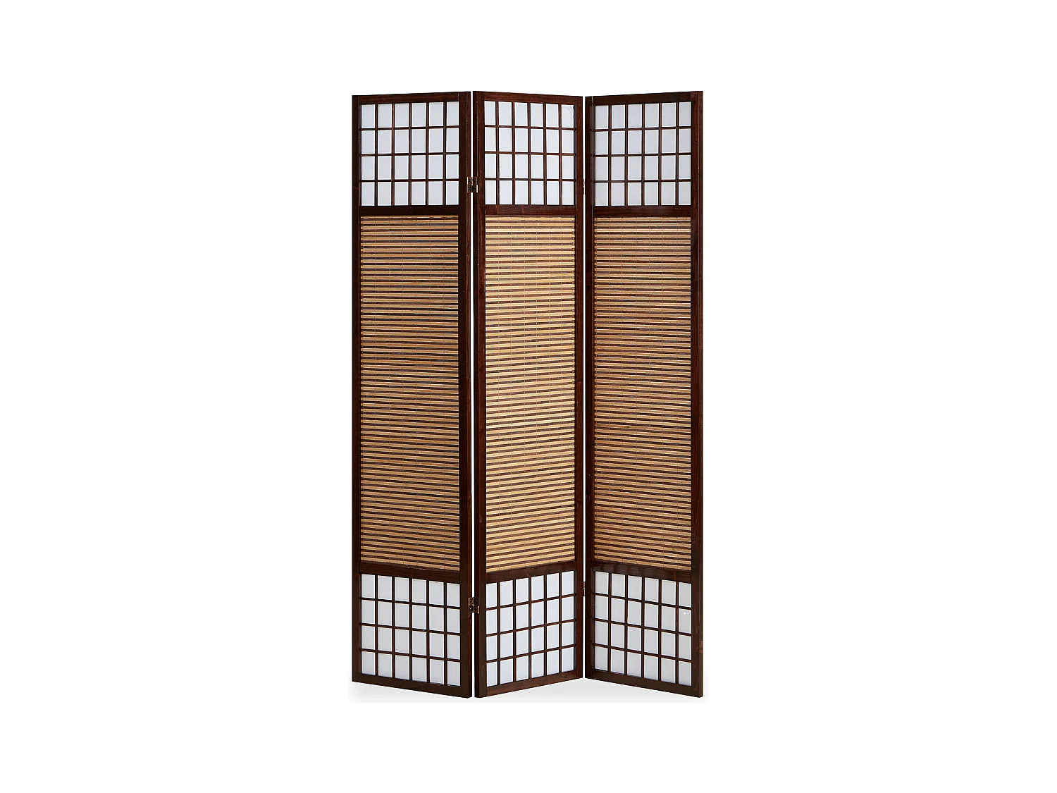 Ruimteverdeler 175x132x2,2 cm bruin