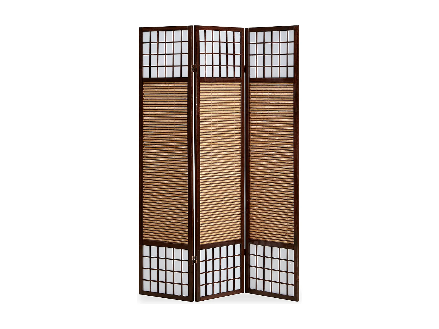 Separador de ambientes 175x132x2.2 cm marrón