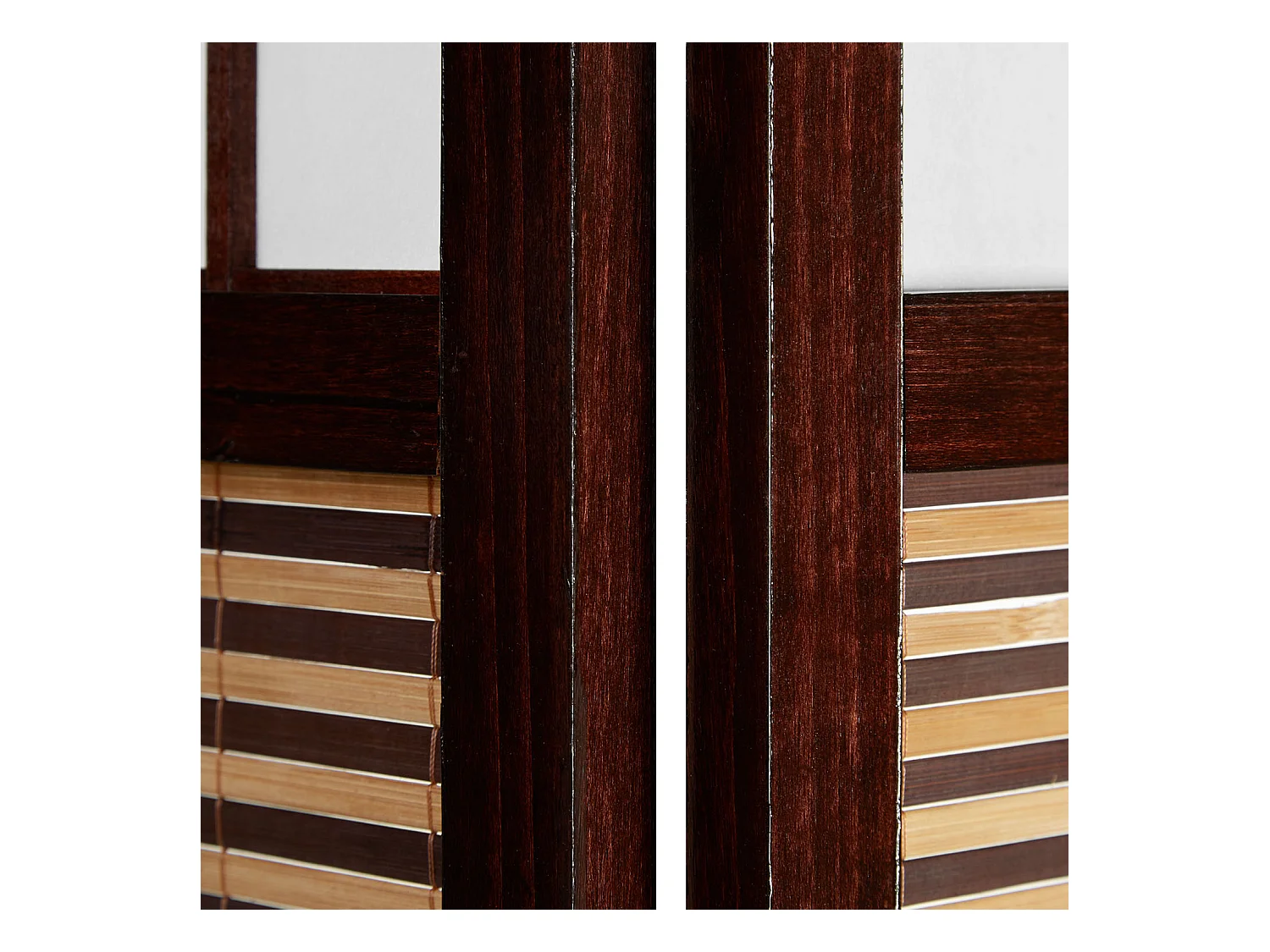 Paravent 120x200x1,8 cm marron Shoji