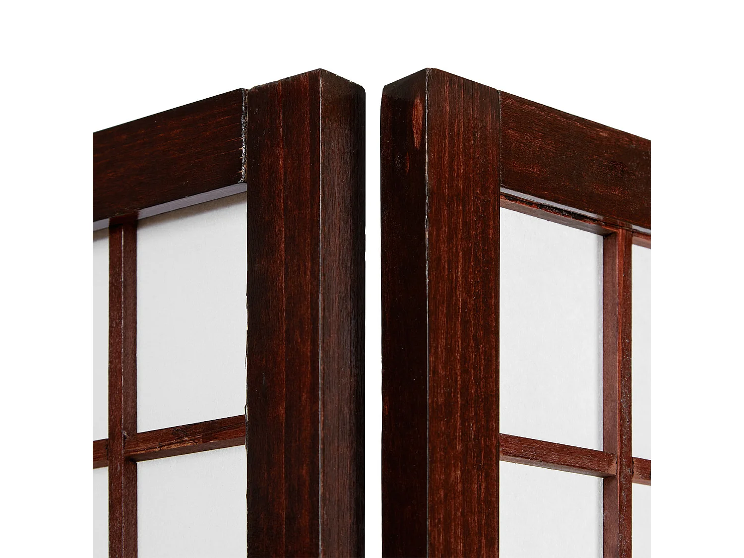 Separador de ambientes 120x200x1.8 cm marrón Shoji