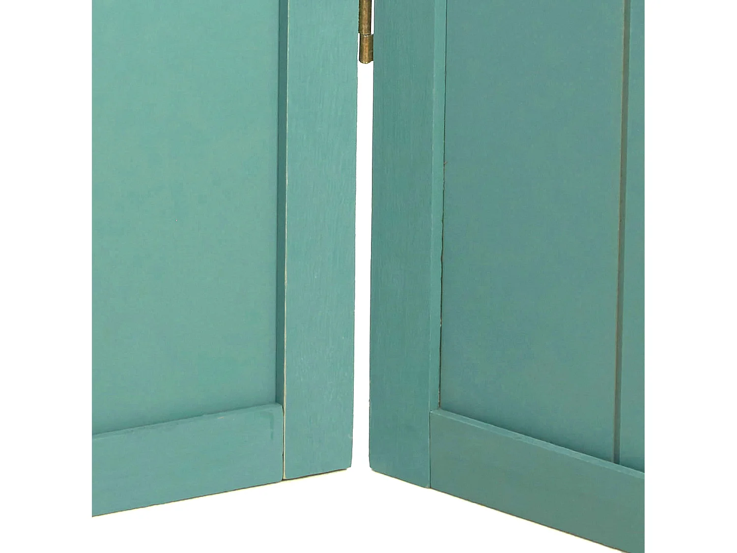 Kamerscheiding 170x120x2 cm Turquoise Landelijke Stijl