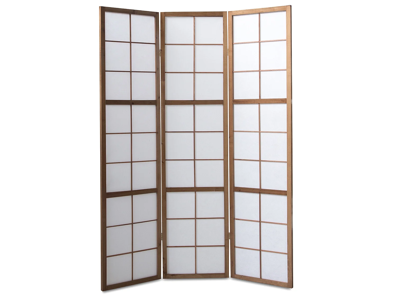 Raumteiler 175x132x2,2 cm Braun Shoji