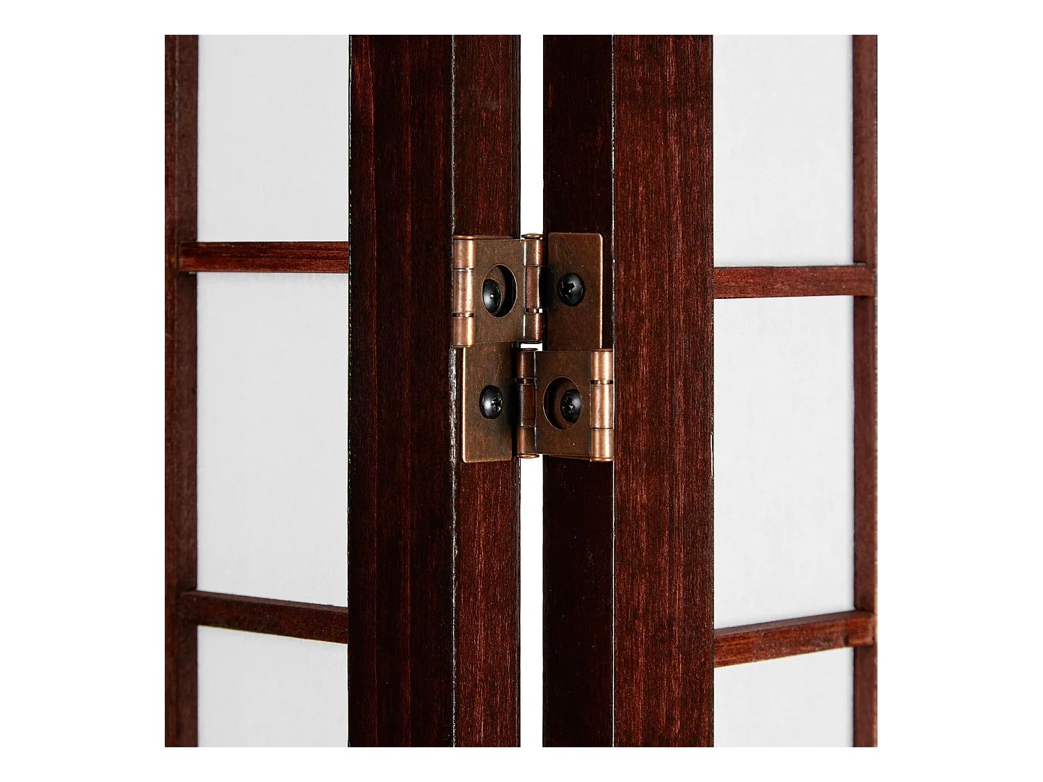 Paravent 264x2,2x175 cm marron