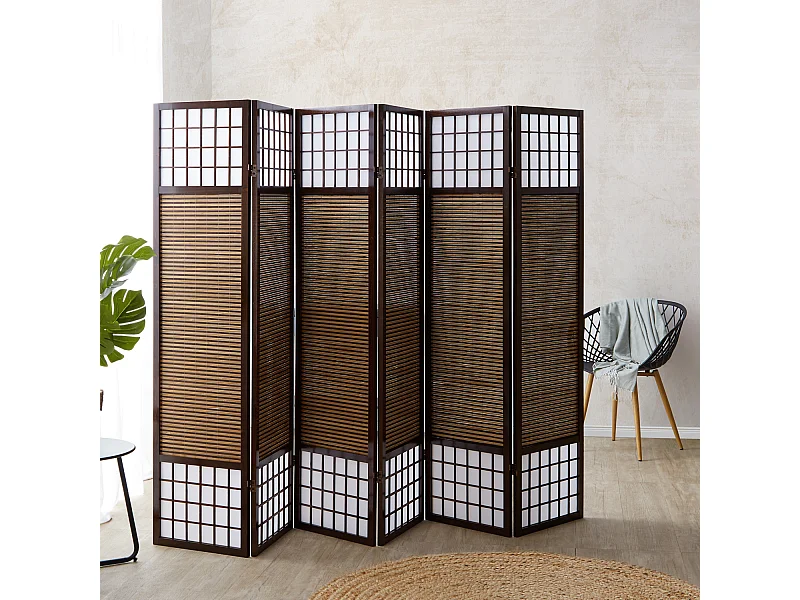 Kamerscheider 264x2,2x175 cm bruin