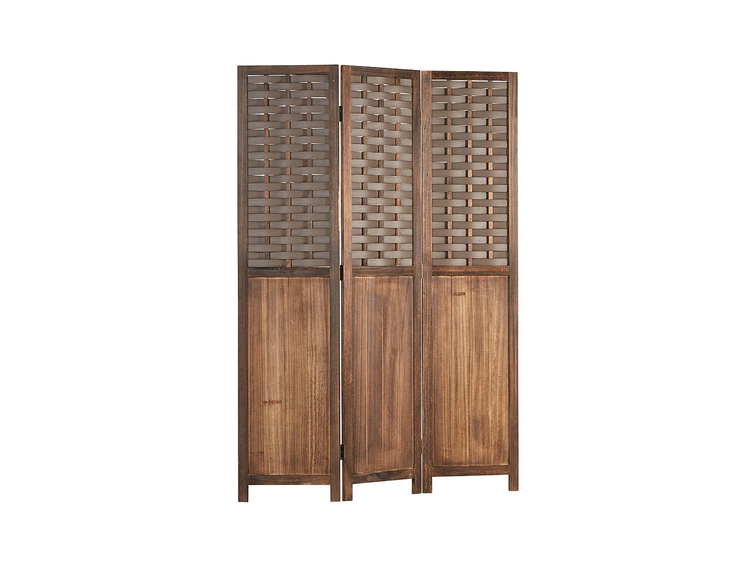 Paravent 170x120x2,2 cm marron