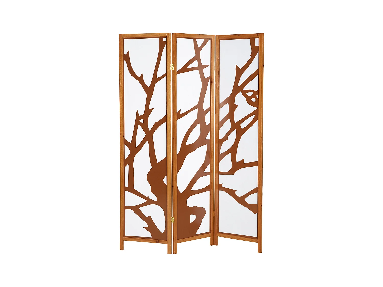 Séparateur de pièce 130,5x2,2x175 cm marron