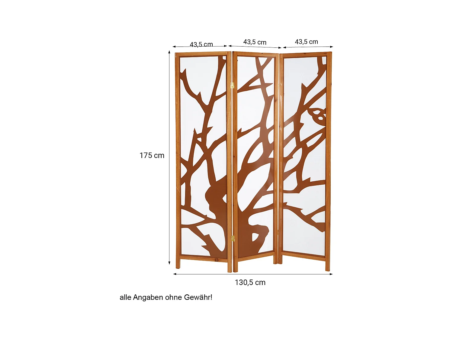 Séparateur de pièce 130,5x2,2x175 cm marron