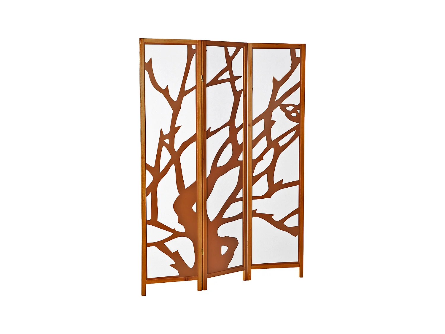 Séparateur de pièce 130,5x2,2x175 cm marron