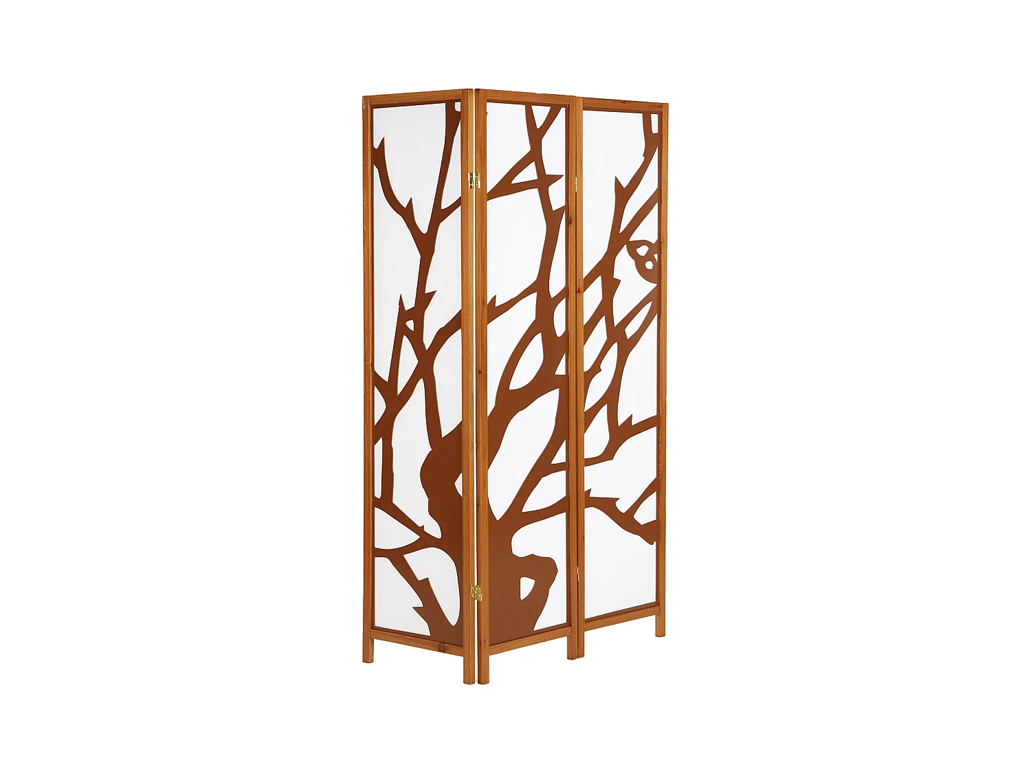 Séparateur de pièce 130,5x2,2x175 cm marron