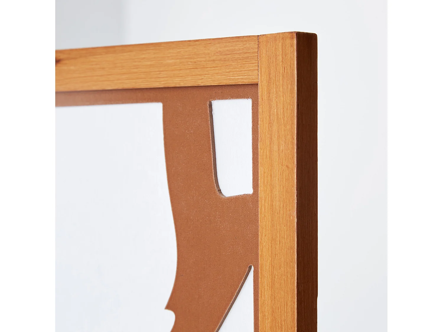 Separador de ambiente 130,5x2,2x175 cm marrón