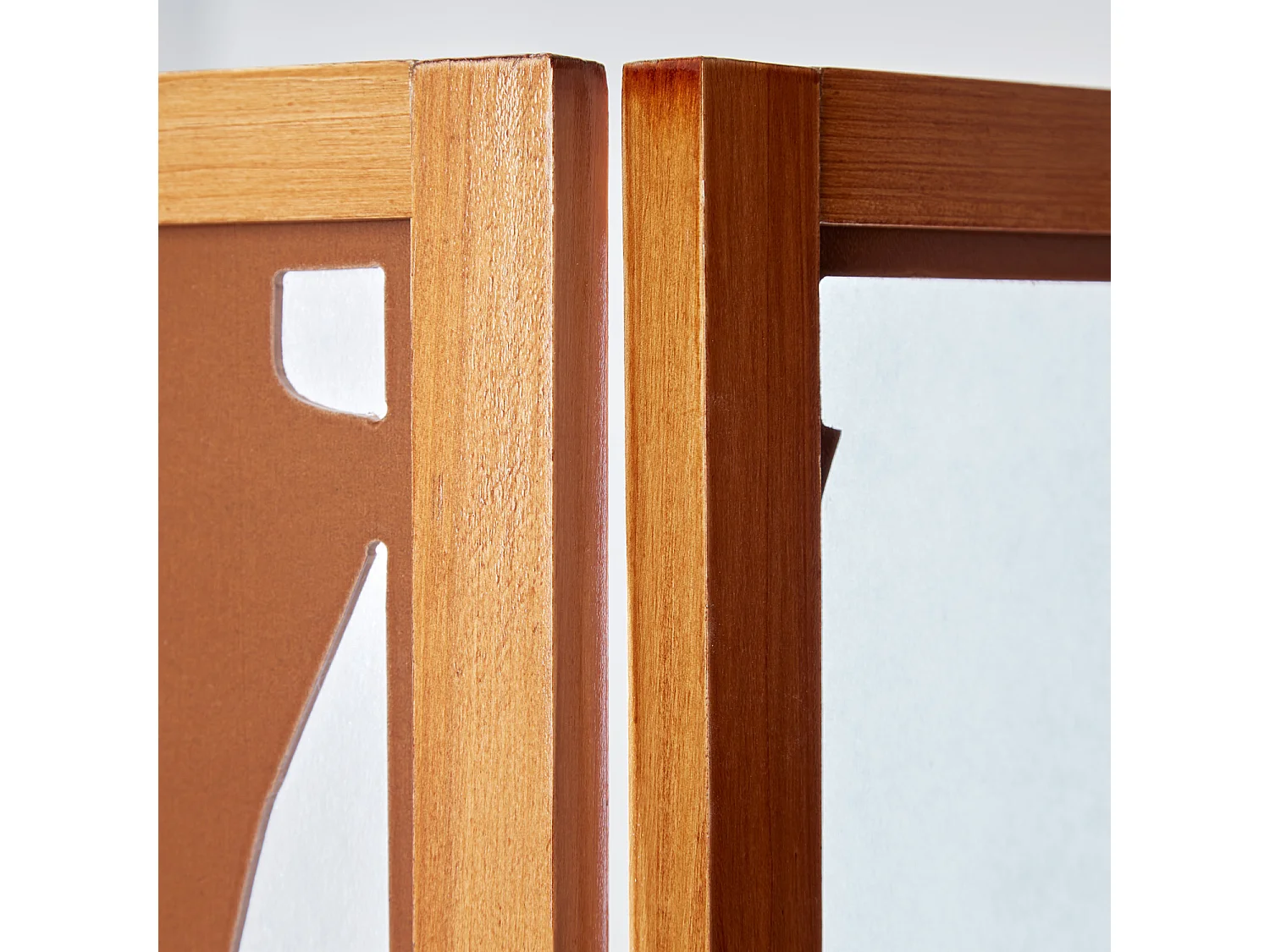 Separador de ambiente 130,5x2,2x175 cm marrón