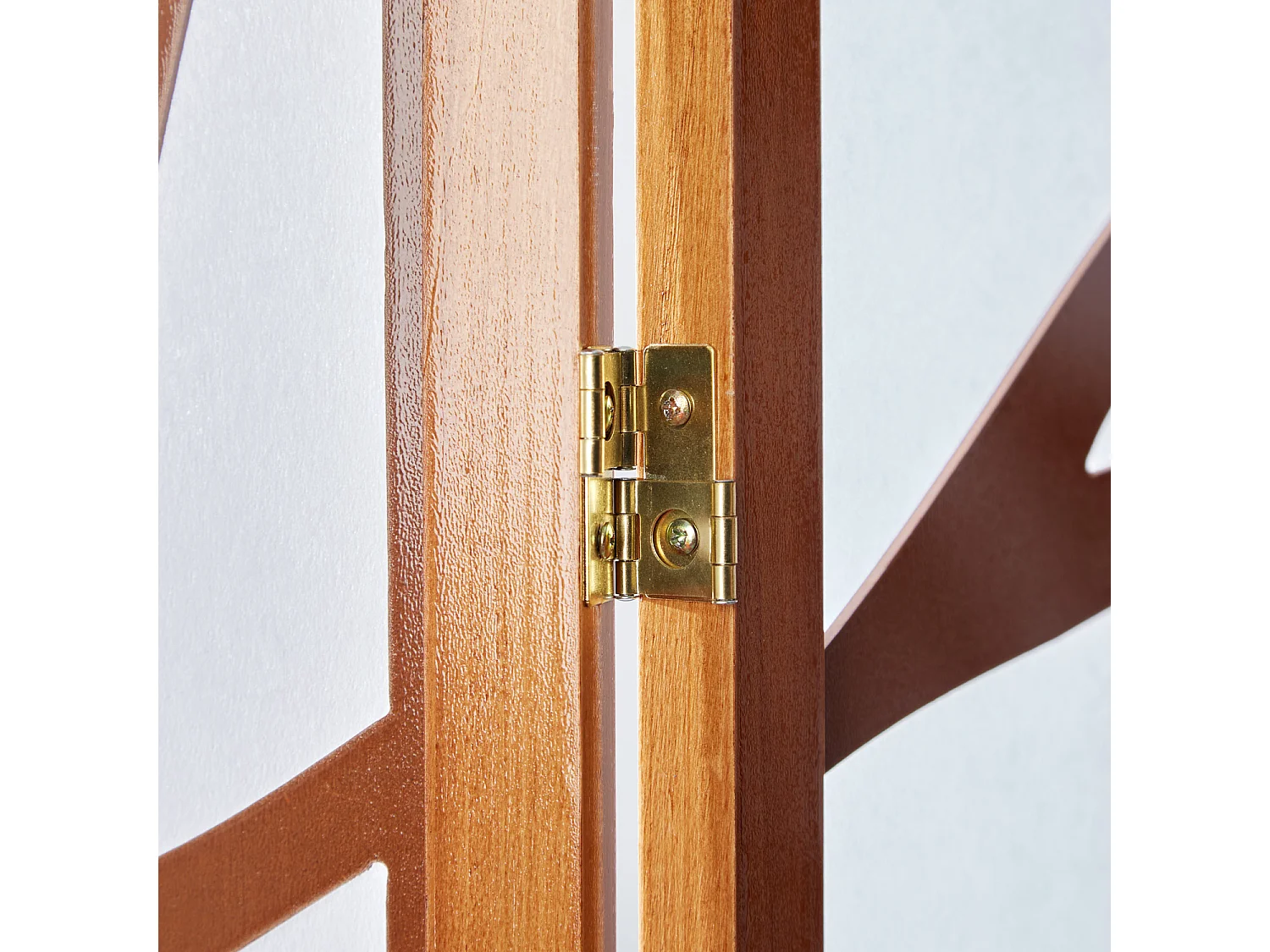 Separador de ambiente 130,5x2,2x175 cm marrón