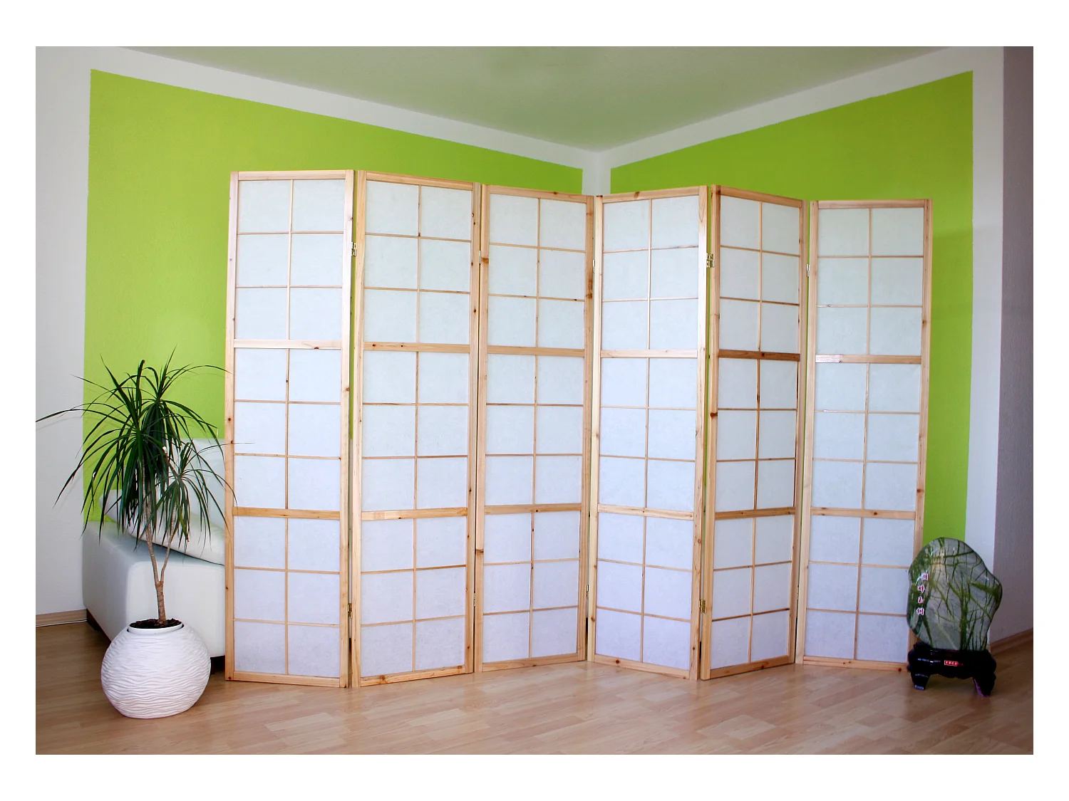 Paravent 175x264x2,2 cm Naturel Shoji