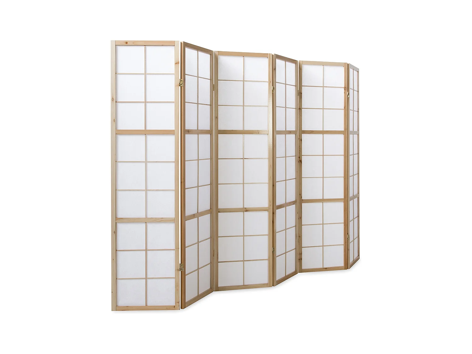 Paravent 175x264x2,2 cm Naturel Shoji