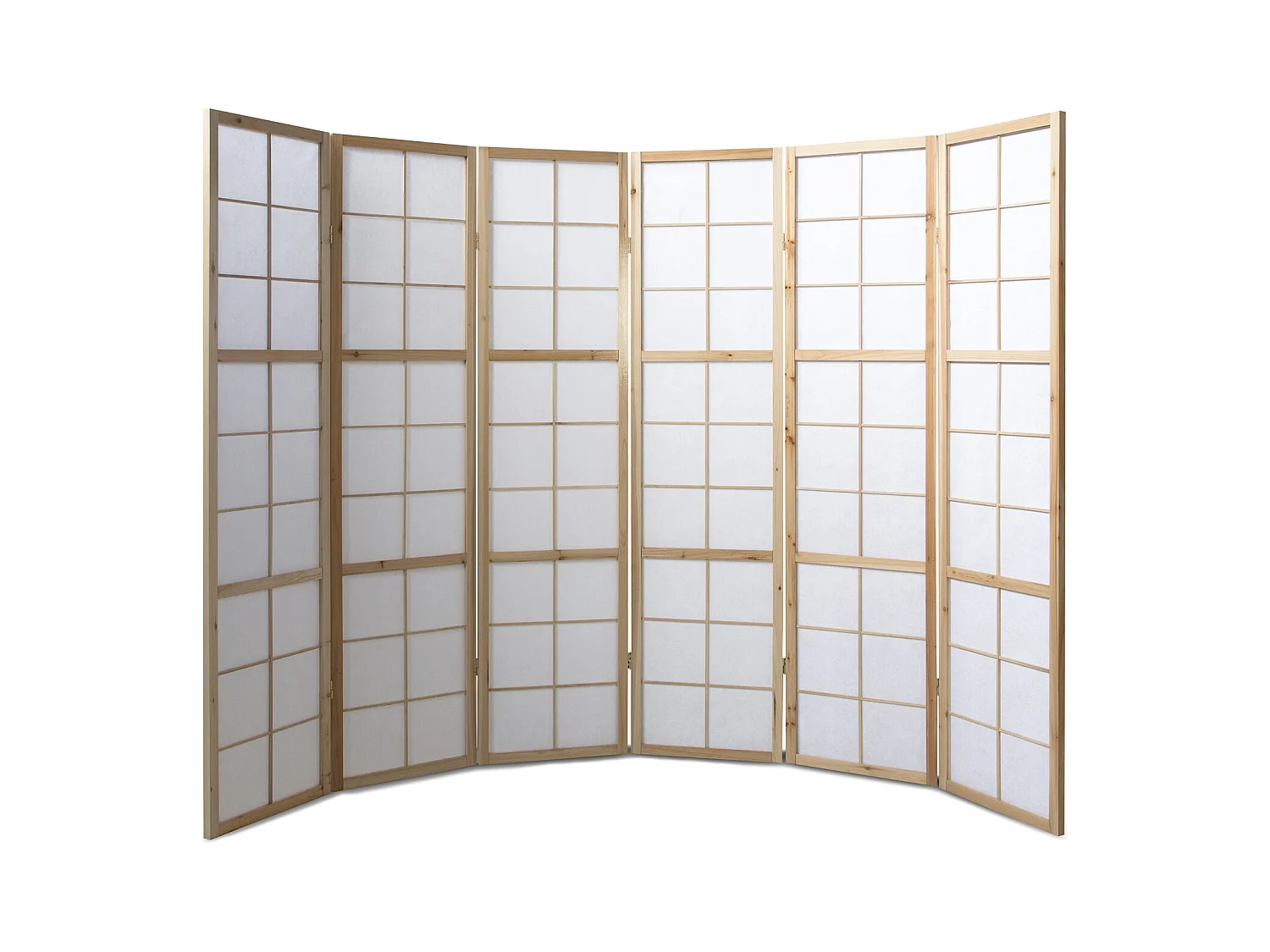 Paravent 175x264x2,2 cm Naturel Shoji