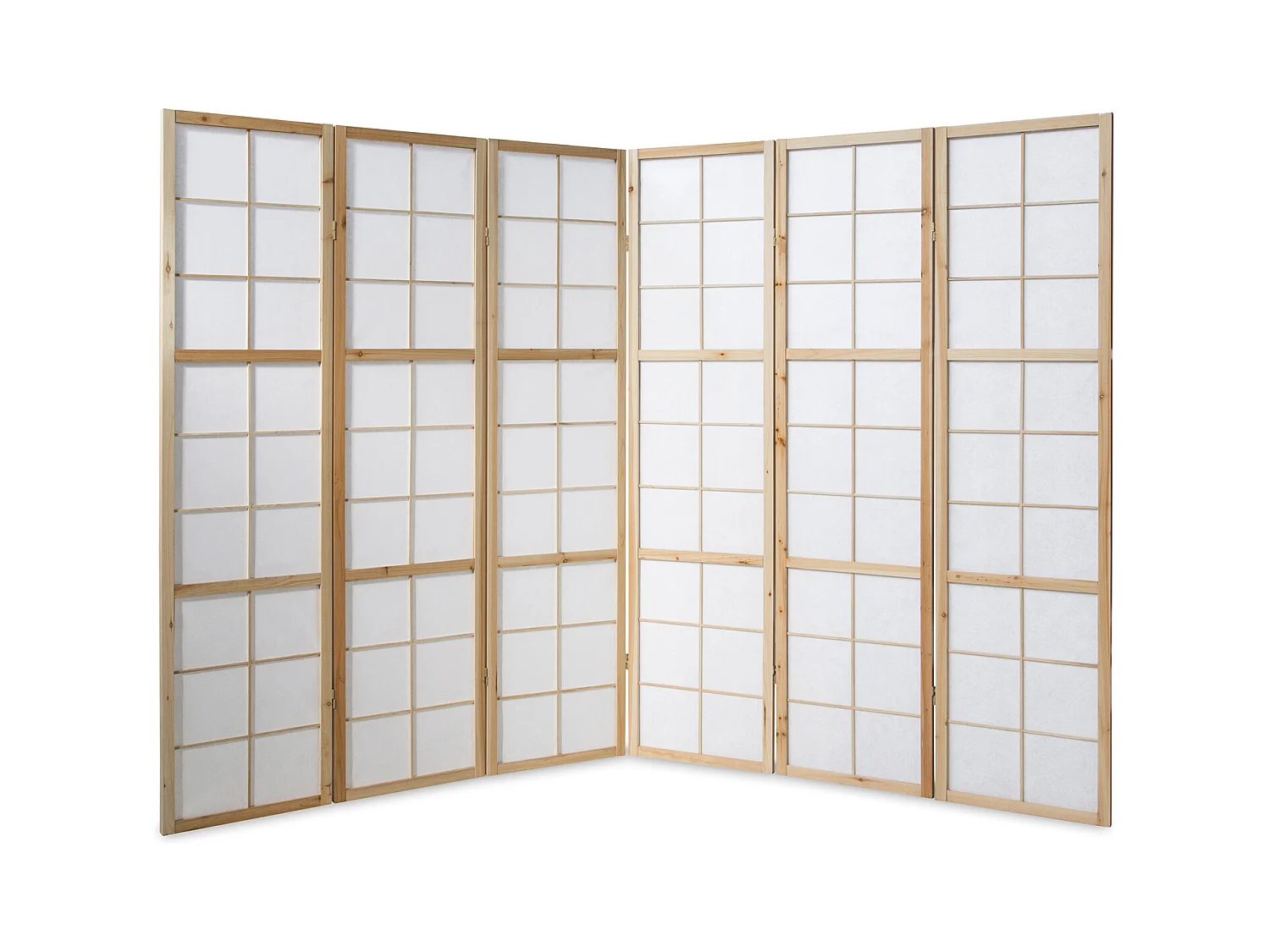Paravent 175x264x2,2 cm Naturel Shoji