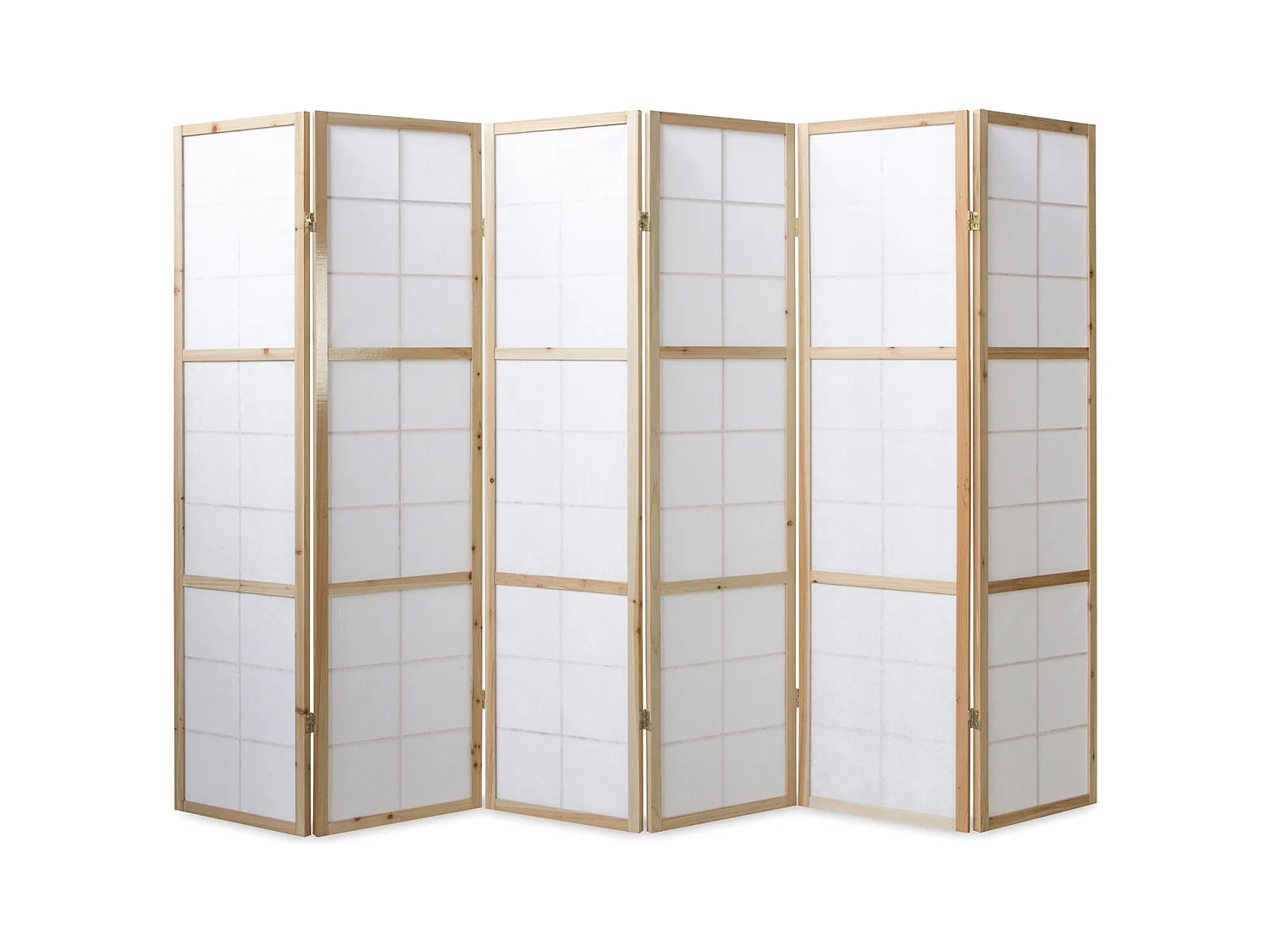 Paravent 175x264x2,2 cm Naturel Shoji