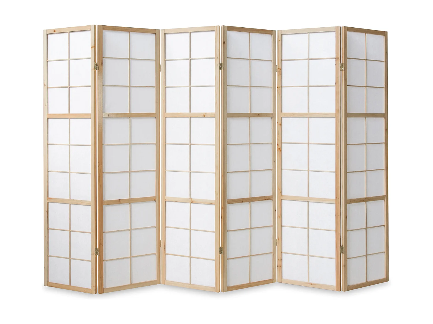 Separador de ambiente 175x264x2.2 cm Shoji Natural